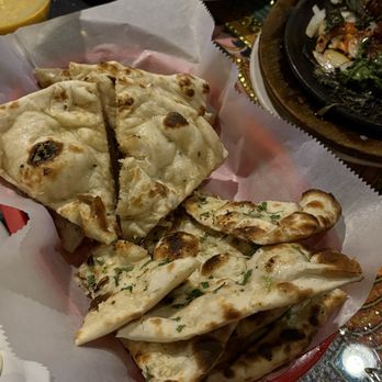 Silver Coin Indian Grill - 80. Garlic Naan - Indian Near Me - Birmingham, Alabama