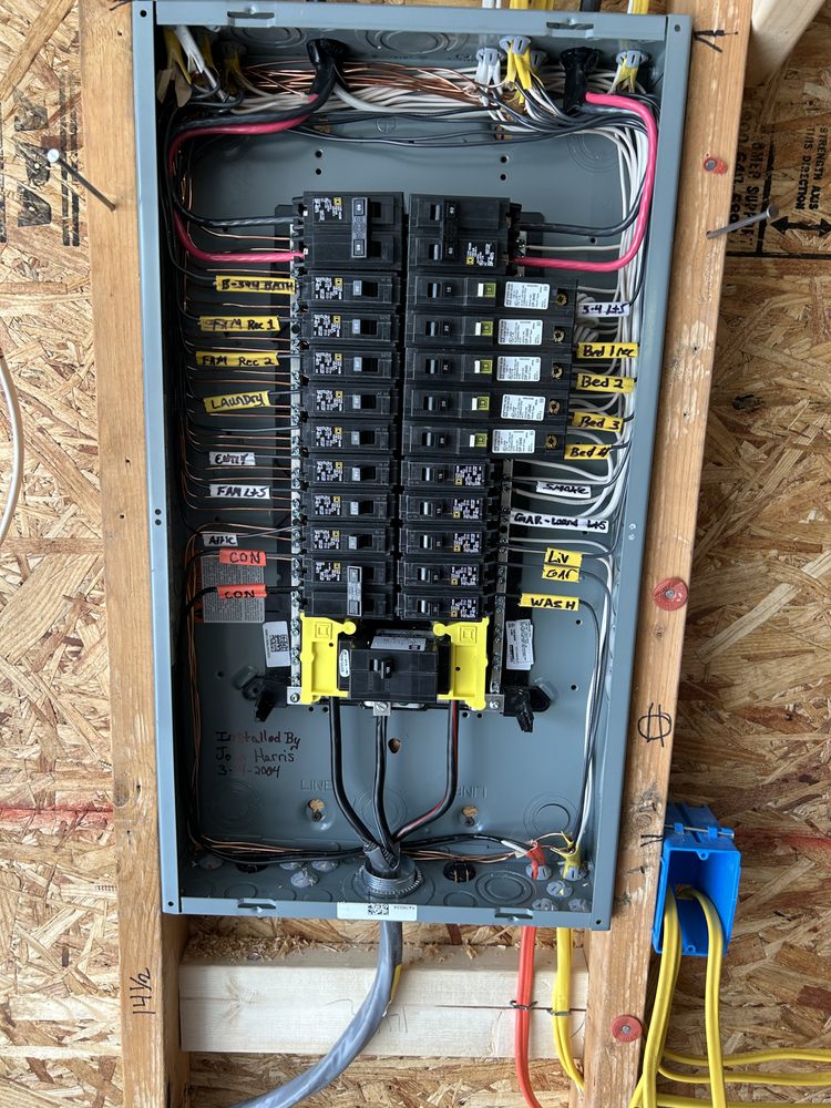 Slide of Harris construction