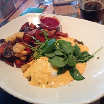 Root Down DIA - Chilaquiles benny. I love saying chilaquile - New American Near Me - Denver, Colorado