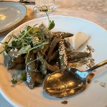 Percy - Sugar snap peas appetizers- served cold - Desserts Near Me - Boise, Idaho