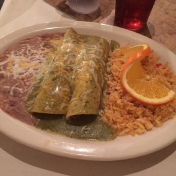 Jorge's El Tapatio - Chicken enchiladas with green sauce. - Mexican Near Me - Tracy, California