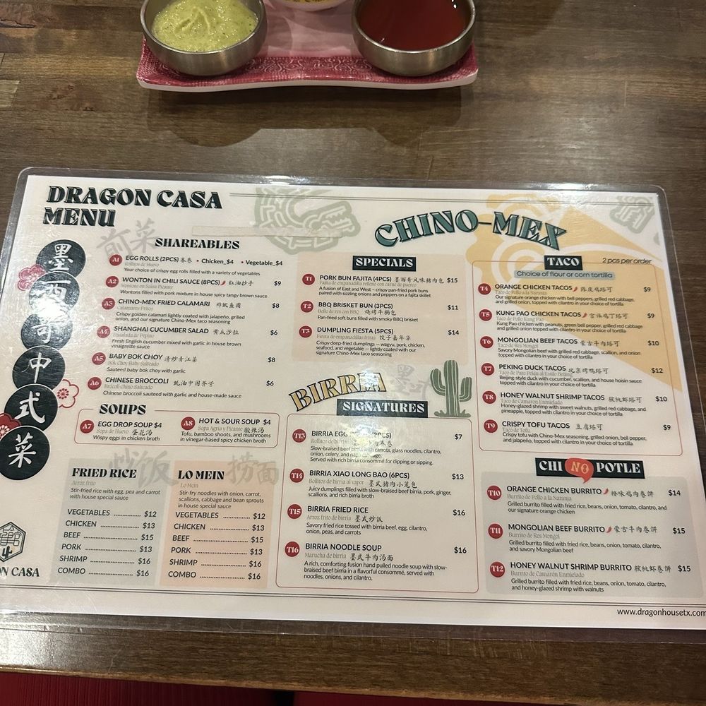 Dragon Casa - Asian Fusion Near Me - Dallas, Texas