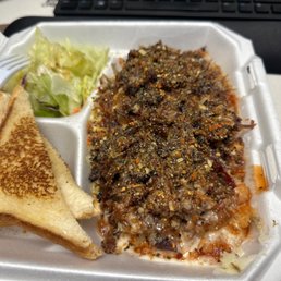 Loaded spud with brisket Loaded spud with brisket