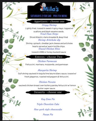 Menu photo 6 Mila’s On The Manatee Palmetto, FL
