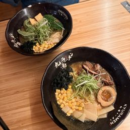 Purple Sweet Potato Fries (8) Vegetable Miso Ramen (9) Chicken Ramen