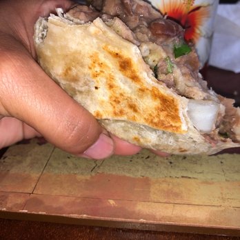 Si Como No - This was the flattest burrito I've ever bought for 10 dollars!!!! It only came with beans, onion, cheese and like 1/2 of meat maybe. - Mexican Near Me - Eastvale, California Si Como No - This was the flattest burrito I've ever bought for 10 dollars!!!! It only came with beans, onion, cheese and like 1/2 of meat maybe. - Mexican Near Me - Eastvale, California