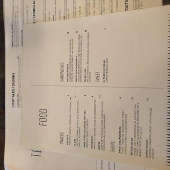TØRST - Menu - Pubs Near Me - Brooklyn, New York