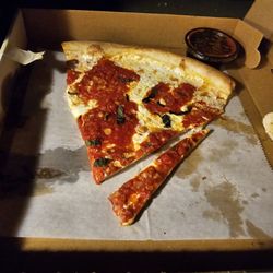 Margarita slice. You think my family will know? I took a little slice off ?