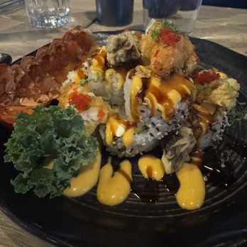 Bleu Bear Sushi - Side view Lobster Maki - Sushi Bars Near Me - Bedford, Texas