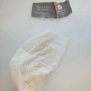 Hyatt Regency Bethesda - Door Tag confirming Clean and Sealed. Unfortunately my Clorox wipe says different. - Hotels Near Me - Bethesda, Maryland Hyatt Regency Bethesda - Door Tag confirming Clean and Sealed. Unfortunately my Clorox wipe says different. - Hotels Near Me - Bethesda, Maryland