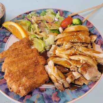 Otomisan Restaurant - Teriayki Chic / pork cutlet combo. nice lunch - Japanese Near Me - Los Angeles, California Otomisan Restaurant - Teriayki Chic / pork cutlet combo. nice lunch - Japanese Near Me - Los Angeles, California
