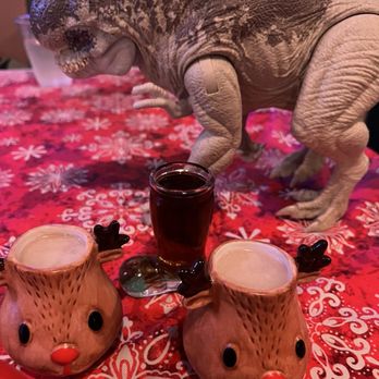 Beachwood Brewing & Distilling - Shots - 4oz in those little reindeer. - Distilleries Near Me - Long Beach, California