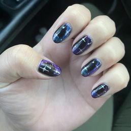 Gel manicure with design Gel manicure with design