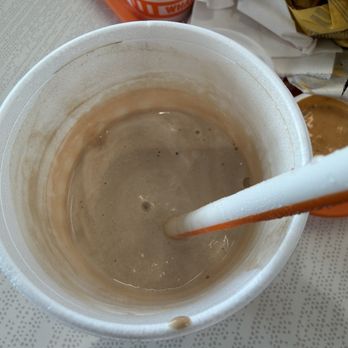 Whataburger - Chocolate syrup to make a chocolate shake bs actual chocolate ice cream... not great! - Fast Food Near Me - Covington, Georgia Whataburger - Chocolate syrup to make a chocolate shake bs actual chocolate ice cream... not great! - Fast Food Near Me - Covington, Georgia