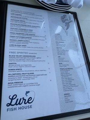 Menu photo 7 Lure Fish House Camarillo, CA