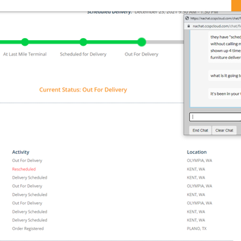 NSD - 4 deliveries, never scheduled with me, all no call/no show - Couriers & Delivery Services Near Me