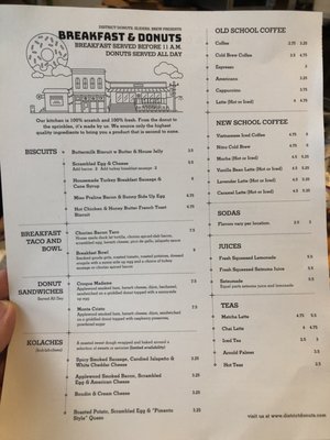Menu photo 2 District Donuts Sliders Brew Jefferson, LA
