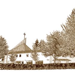 St Margaret's Episcopal Church - My sketch from the street