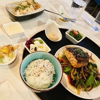 Sugar Pine - Grilled Salmon set - Japanese Near Me - Austin, Texas