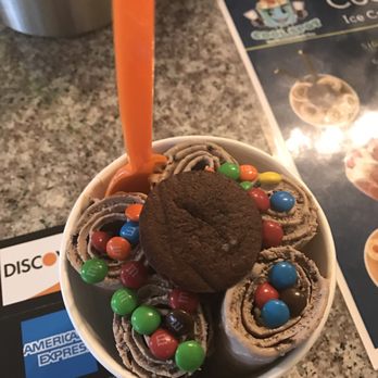 Cool Spot - Cookie Monster w/ mini m&ms and topped with brownie - Ice Cream & Frozen Yogurt Near Me - Boynton Beach, Florida Cool Spot - Cookie Monster w/ mini m&ms and topped with brownie - Ice Cream & Frozen Yogurt Near Me - Boynton Beach, Florida