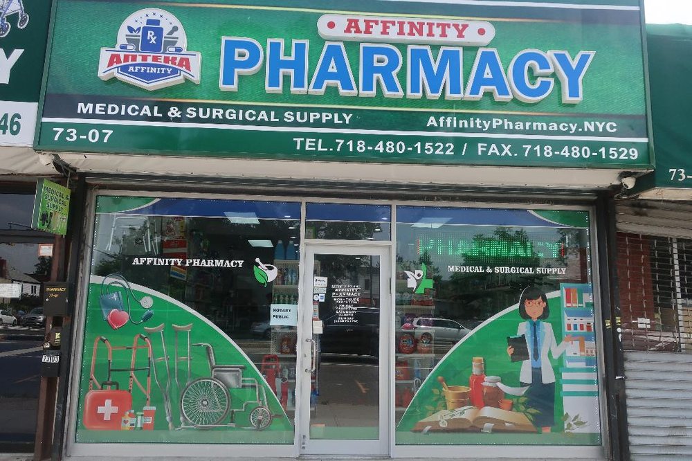 AFFINITY PHARMACY Updated August 2024 7307 Main St, Queens, New