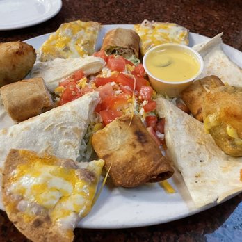 Flores Mexican Restaurant - Sampler Platter - Mexican Near Me - Austin, Texas