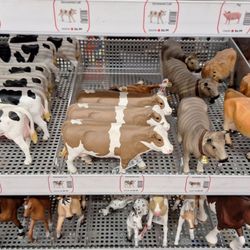 Tractor Supply - Inside, animal figurines for sale