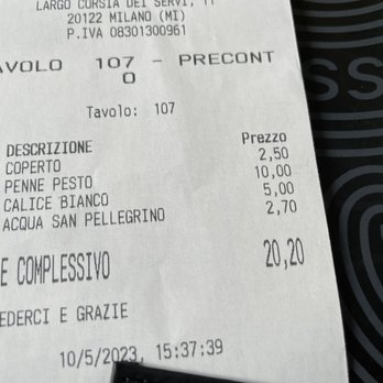 Gino Sorbillo - Bill - Pizza Near Me - Milan, Michigan
