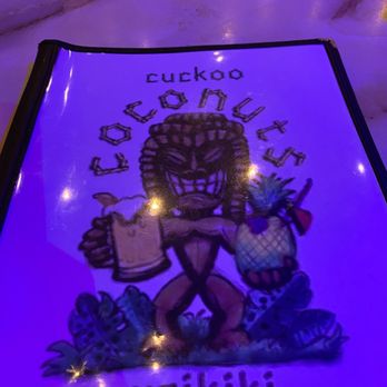 Cuckoo Coconuts Waikiki - Large menu with lots of options - Cocktail Bars Near Me - Honolulu, Hawaii