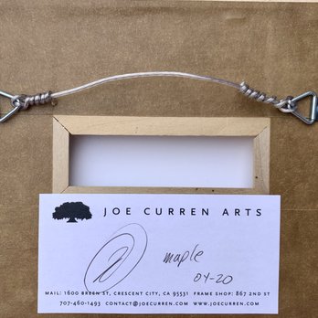 Joe Curren Arts - Such a beautiful and carefully finished back to the art. - Framing Near Me - Crescent City, California Joe Curren Arts - Such a beautiful and carefully finished back to the art. - Framing Near Me - Crescent City, California