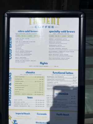 Menu photo 7 Trident Coffee San Diego, CA Menu photo 7 Trident Coffee San Diego, CA
