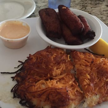 Old Florida Bar & Grill - Sweet potato encrusted grouper with plantains - Seafood Near Me - Jupiter, Florida Old Florida Bar & Grill - Sweet potato encrusted grouper with plantains - Seafood Near Me - Jupiter, Florida