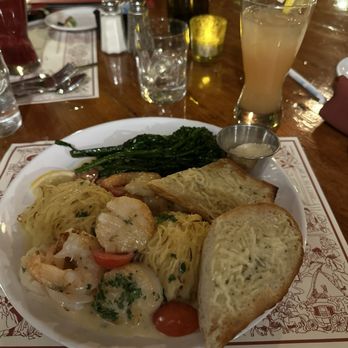 The Bull Run Restaurant - Scallop and shrimp Scampi with a mule - American Near Me - Shirley, Massachusetts The Bull Run Restaurant - Scallop and shrimp Scampi with a mule - American Near Me - Shirley, Massachusetts