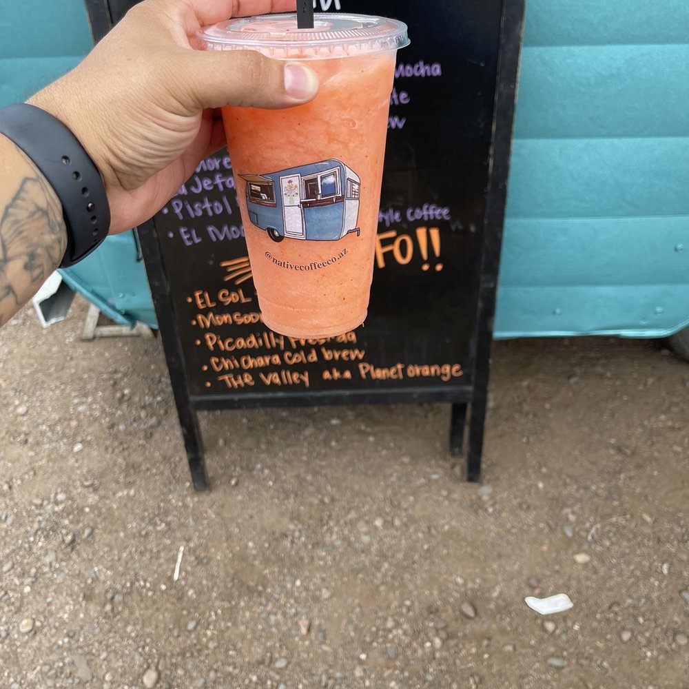 Native Coffee - The Valley drink. It's a pomegranate/mango drink with chamoy. It's nice, refreshing and yummy - Coffee & Tea Near Me - Tolleson, Arizona