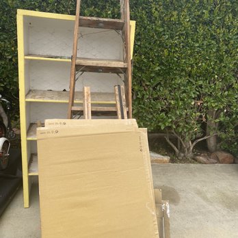 Junkoz OC - Old bookcase and ladder - Junk Removal & Hauling Near Me Junkoz OC - Old bookcase and ladder - Junk Removal & Hauling Near Me