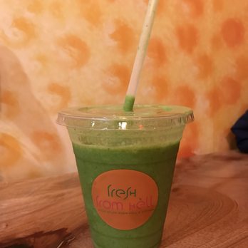 Fresh From Hell - Green machine smoothie - Juice Bars & Smoothies Near Me - New York, New York Fresh From Hell - Green machine smoothie - Juice Bars & Smoothies Near Me - New York, New York
