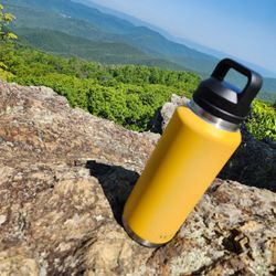 Bearfence Mountain - My Yeti!!!! Still cold. I put water in it before I left home the day prior!!