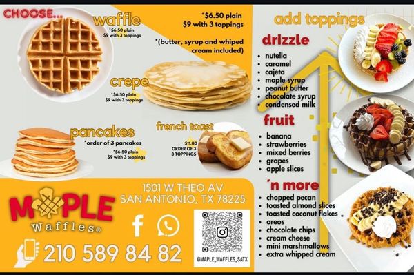 Menu photo 5 Maple Waffles San Antonio, TX