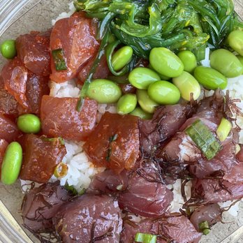 The Fish Express - Poke bowl with 2 poke scoops and toppings - Hawaiian Near Me - Lihue, Hawaii The Fish Express - Poke bowl with 2 poke scoops and toppings - Hawaiian Near Me - Lihue, Hawaii