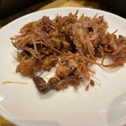 That's not the brisket ordered, looks like pulled pork to me That's not the brisket ordered, looks like pulled pork to me