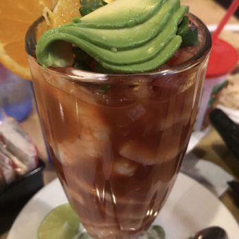Sushingon - Small shrimp cocktail large shrimp and the veggies were cut fresh! - Mexican Near Me - Riverside, California Sushingon - Small shrimp cocktail large shrimp and the veggies were cut fresh! - Mexican Near Me - Riverside, California
