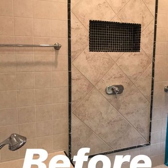 B&H Pro Solutions - before and after of a shower - General Contractors Near Me B&H Pro Solutions - before and after of a shower - General Contractors Near Me