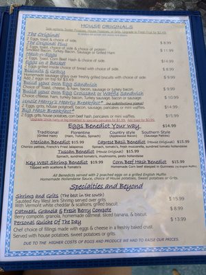 Menu photo 3 The Breakfast House Sarasota, FL