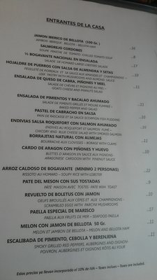Menu photo 2 Mesón Serrablo Jaca, HU