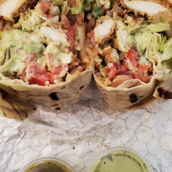 Brick and Flour - Green salsa and green sauce. - Tacos Near Me - North Hollywood, California