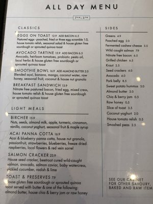 Menu photo 4 Rough & Bare Sydney, NSW