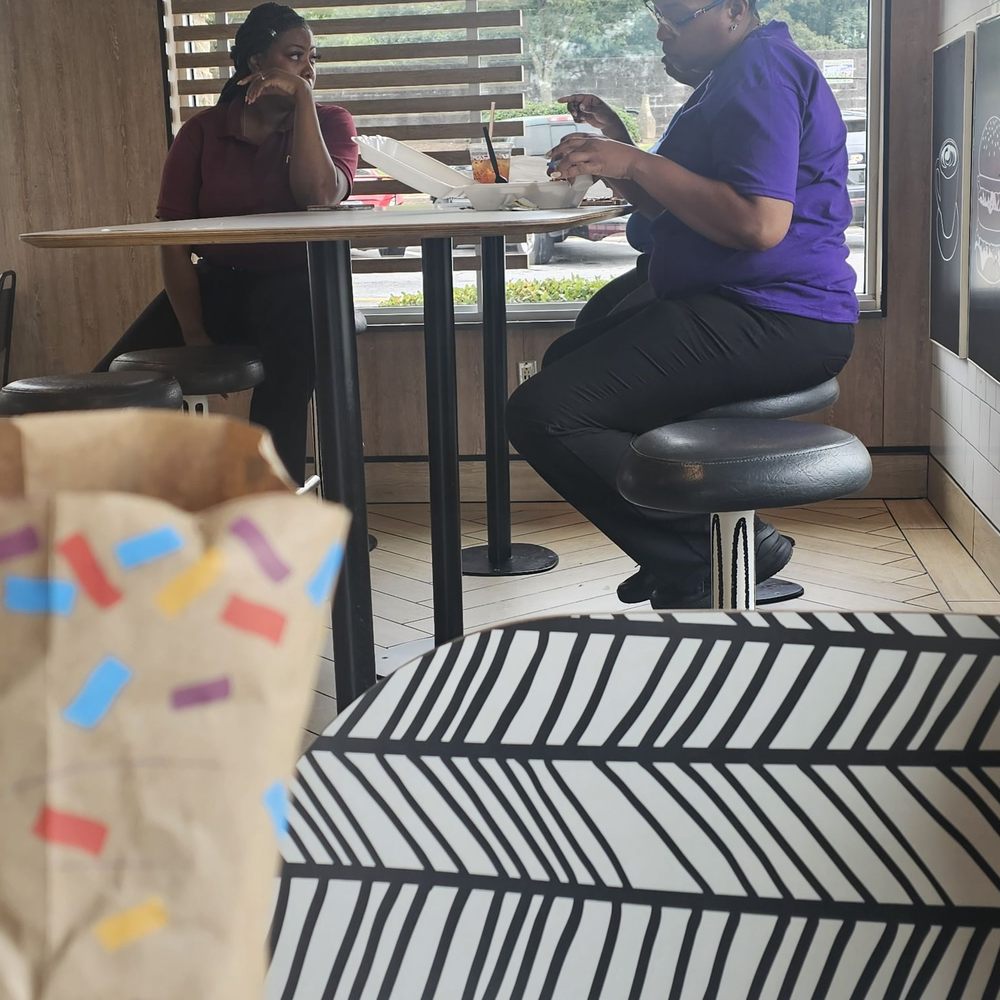 McDonald's - two women sitting at a table - Fast Food Near Me - Morrow, Georgia