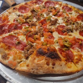 Flat Rock Grill - All of it pizza - Burgers Near Me - Edwardsburg, Michigan