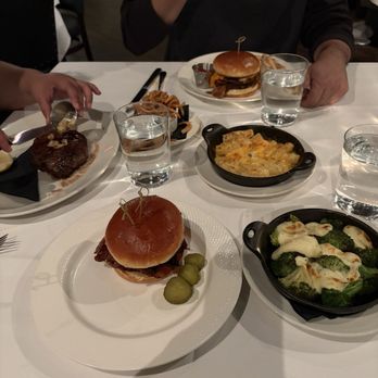 Vistro Prime - Had the ribeye steak, Vistro burgers with fries and broccoli & cheese curds also MAC & cheese. - New American Near Me - Hinsdale, Illinois Vistro Prime - Had the ribeye steak, Vistro burgers with fries and broccoli & cheese curds also MAC & cheese. - New American Near Me - Hinsdale, Illinois