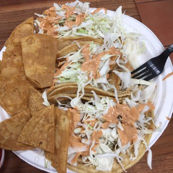 El Nopalito Restaurant - Three fish tacos - Mexican Near Me - Encinitas, California El Nopalito Restaurant - Three fish tacos - Mexican Near Me - Encinitas, California